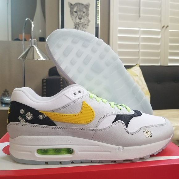 air max 1 lime green